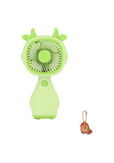 Cacaohandheld Portable, Small Fan, Usb Charging Wireless Student, Handheld Fan, Fruit Shape 0012 Açık Yeşil