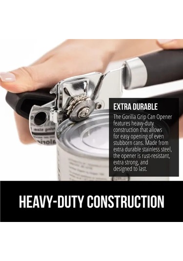 Dashanshop Gri 1 Adet Paslanmaz Çelik Konserve Açacağı Manuel Kavanoz Şişe Açacağı Mutfak Gereci Gri