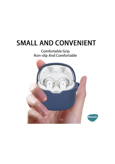 Microsonic Jbl Uyumlu Tune Flex Mat Silikon Kılıf Siyah