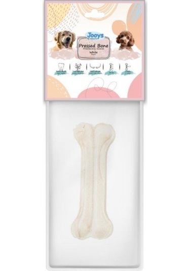 Jooys Beyaz Pres Köpek Ödül Kemiği 27 Cm