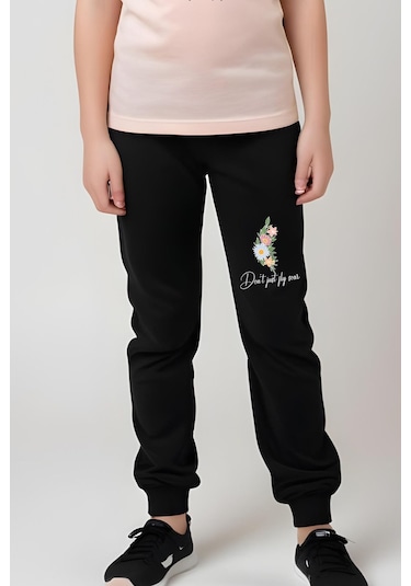 Kız Çocuk Tişört Ve Eşofman Alt-üst Takım Bej Somon