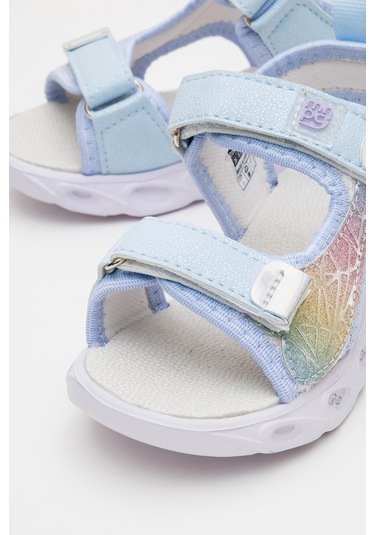 Mnpc Kız Çocuk Mavi Işıklı Anatomik Hafif Günlük Sandalet 25y3s1006556 Mavi