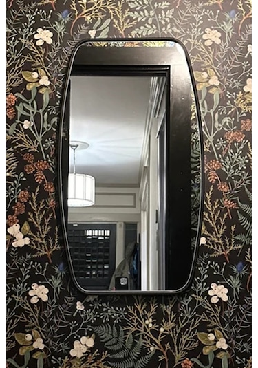 Fawdecor Berlin Dekoratif Duvar Aynası Siyah 43 X 75 Cm Siyah