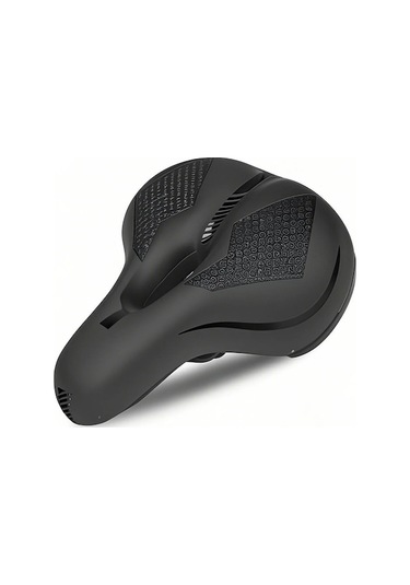 Süper Yumuşak Lastik Yaylı Pedal Koltuğu, Pu Malzeme, Su Geçirmez, Reflektif Tasarım, Bisiklet Vuruş Emici Aksesuarı Çok Renkli Çok Renkli