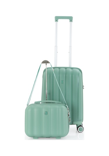 Mçs Polipropilen 2li Valiz Seti Kabin & Makyaj V305 S21yy1000073-set 10426 Yeşil