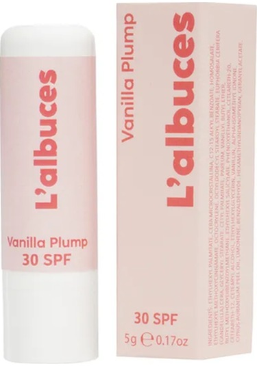 L'albuces Vanilla Plump Lip Balm SPF30