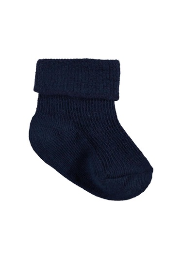 Civil Baby Basic Kıvrık 3'lü 6- Bebek Erkek Çorap Set - Standart 18 Ay Standart