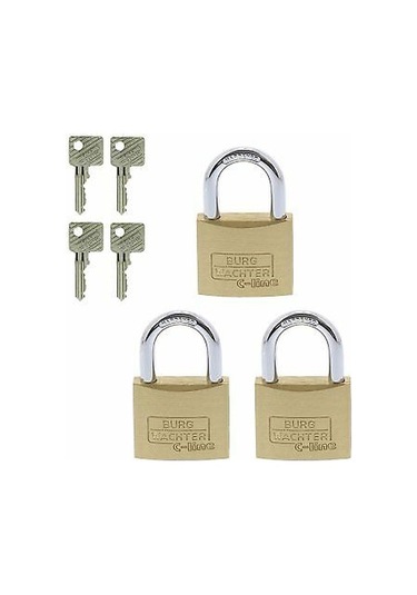 3 'lü Asma Kilit Set