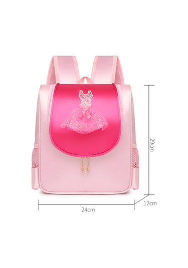 Suntek Bale Çantası Sırt Dans Kız Için Jimnastik Dansı Doğum Günü Kırmızı İle Pembe