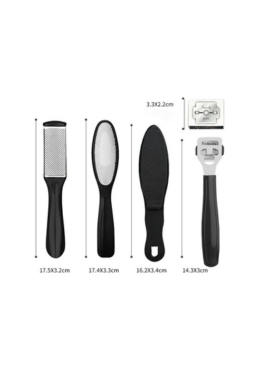 8 Adet/takım Profesyonel Ayak Bakımı Pedikür Nasır Ölü Cilt Sökücü Ayak Dosya Mısır Temizleme Aracı