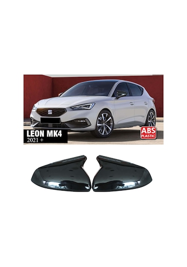 Seat Leon Mk4 Batman Yarasa Ayna Kapağı Piona Black Abs 2021 2022 2023 2024 2025