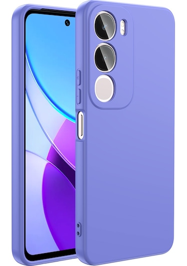 Vivo Y19s Kılıf Zore Mara Lansman Kapak Lila