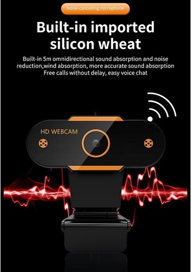 Suntek Pc İçin Mikrofonlu Otomatik Odaklamalı Hd Web Kamerası Tw