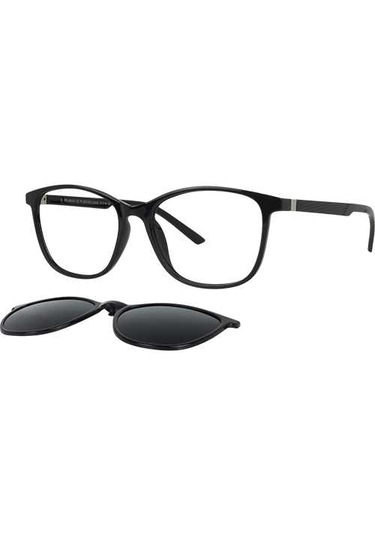 Target Tk308 C0101 51ekt Unisex Polarize Klipsli Mavi Işık Korumalı Ekran Gözlüğü Siyah