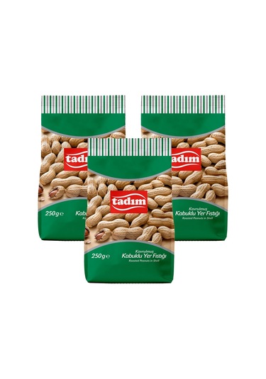 Tadım Kabuklu Yer Fıstığı 250 Gr X 3 Adet 250 G
