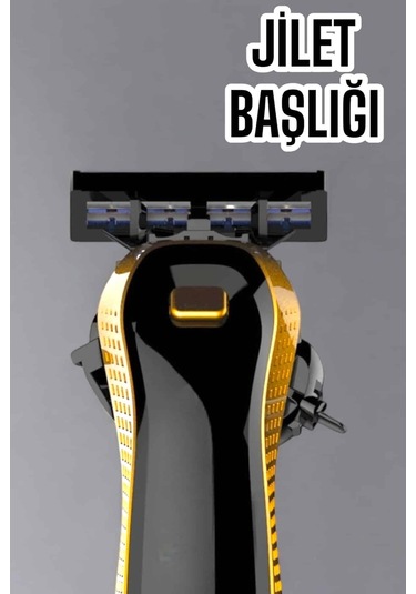 Jilet Başlıklı Tıraş Makine Sinek Kaydı Tıraş Seyahat Tipi Suya Dayanıklı