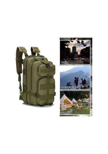 Sones Açık Hava Eğitim Ekipmanları Kamp Sırt Çantası Spor Omuz Çantası 3'lü Dağcılık Çantası Kil Rengi