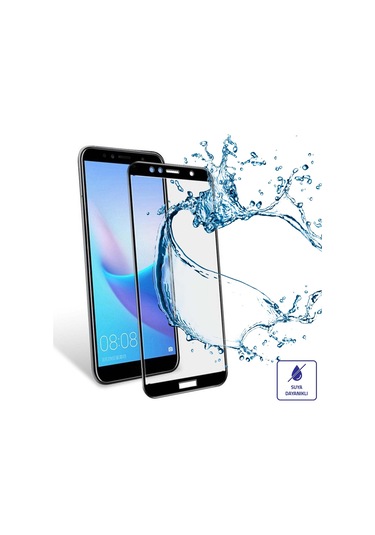 Bufalo Huawei Mate 20 Lite Ekran Koruyucu 9D Temperli Cam - Siyah