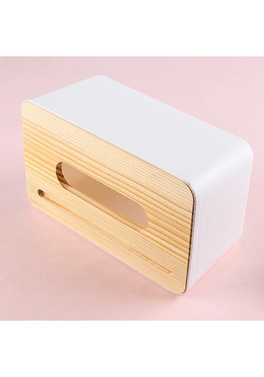Orange-ev Mutfak Ahşap Plastik Doku Kutusu Masif Ahşap Peçete Tutucu Kılıf Şık Bambu Kapak El Saklama Kutusu Ev Ve Yaşam