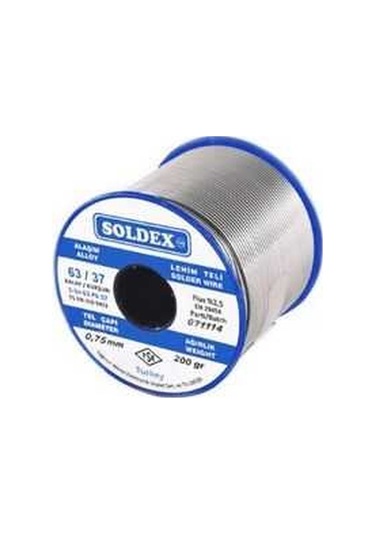 Sn63 Pb37 Lehim Teli - 0.75mm 200gr