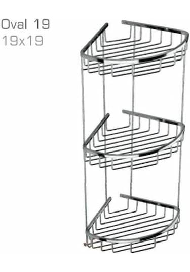 Deppot Oval Süngerlik 19X19-3 Kat A.503 Krom