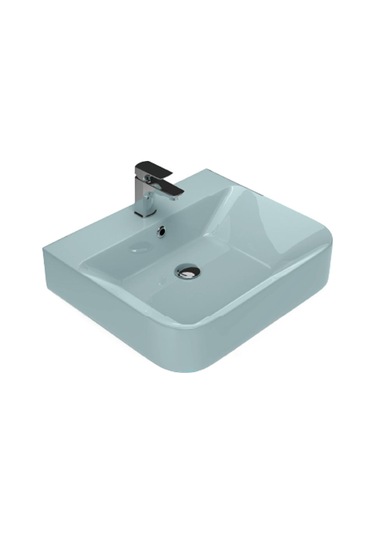 Paluci Mia Matt Baby Blue Çanak Lavabo