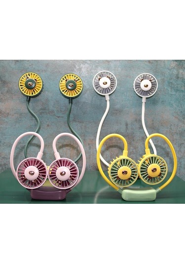 Kuromi Şarjlı Boyun Fanı Vantilatör 2 Kademeli Alk2690