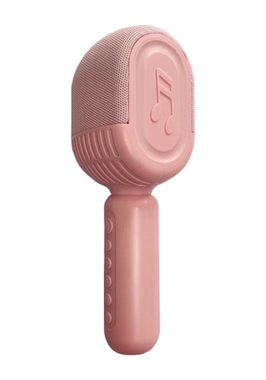 Ranyeek Kulaklık Ve Hoparlör Birleşik Mikrofon Zx-500: Kablosuz Bluetooth, Usb Şarjlı, Telefon İle Karaoke, Yüksek Kaliteli Ses, Kayıt Fonksiyonu Pembe