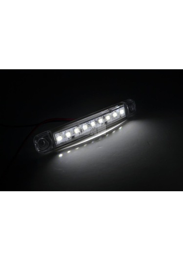 10 Adet Beyaz Parmak Lamba 9 Led Su Geçirmez 12v 24v Emir