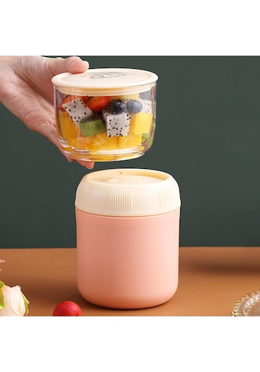 Suntek Öğle Yemeği Kutusu Kabı Yoğurt Kabı Gıda