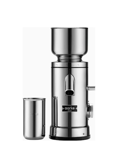 Aarke Coffee Grinder Ayarlanabilir Kahve Öğütücü Kahve Değirmeni & Öğütücüler Silver
