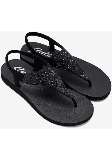 Skechers Meditation - Rockstar Kadın Siyah Sandalet 119770 Bbk Siyah Skechers Meditation - Rockstar Kadın Siyah Sandalet 119770 Bbk Siyah