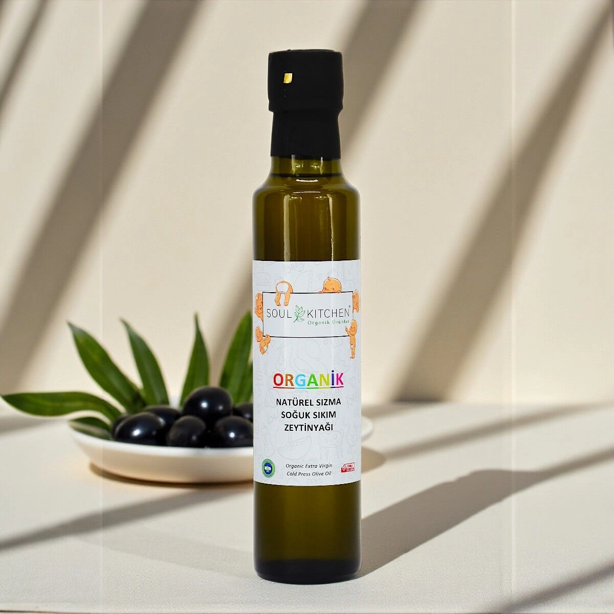 Soul Kitchen Organik Natürel Sızma Soğuk Sıkım Zeytinyağı 250  ML