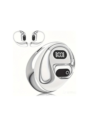 Jianan White 2025 Aı Real-time Translation Earphones, Led Display, 144 Languages Supported, Type-c Charging 01