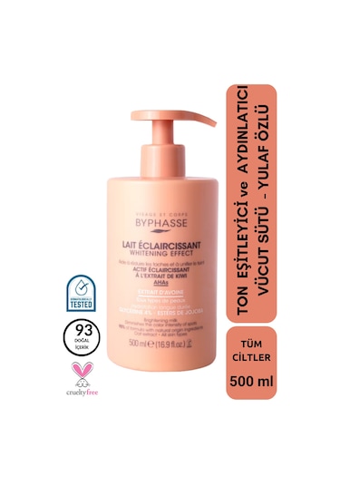 Ton Eşitleyici Ve Aydınlatıcı Vücut Sütü - Yulaf Özlü 500ml