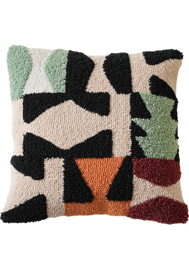 Snapbuy Minimalist Dokulu, Kanepe Yastık Kırlent Kılıfı, Ev, Ofis Veya Yatak Odası İçin Lüks Stil Beyaz - Siyah - Yeşil