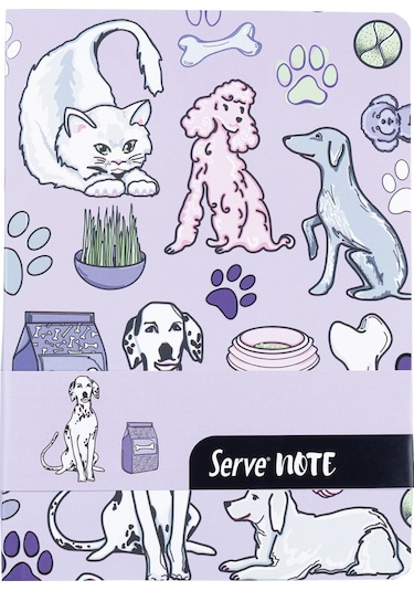 Serve Set- Defter, Serve Deep Uclu Kalem, Silgi Lavanta