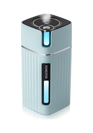 300ml Araç Pusula Nemlendirici Difüzör Taşınabilir Renkli Gece Lambası Sessiz Nemlendirici Uçucu Yağ Difüzörü Soğuk Masaüstü Usb Güçlü Nemlendirici Ev Seyahat Ofis İçin