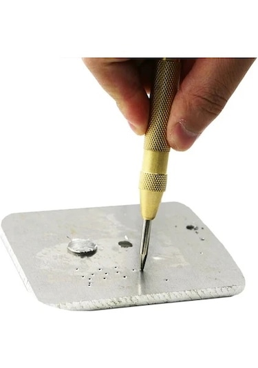 Rekotools-yaylı Metal Noktalama Işaretleme Zımba Kalemi Cam Kırma