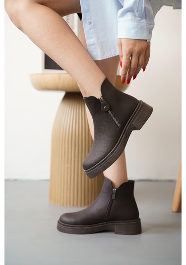 Daxtors D0899 Soğuk Geçirmez Kışlık Kadın Bot & Bootie Siyah