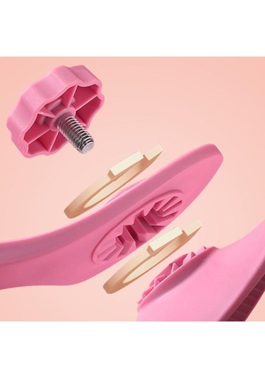 Pelvik Taban Eğitmeni Ayarlanabilir Kaymaz 360 Derece Dönebilen Uyluk Eğitmeni İç Bacak Kas Çalıştırıcı Fitness Ekipmanları Pembe