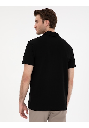 Pierre Cardin Erkek Siyah Tişört 50307581-vr046 Siyah