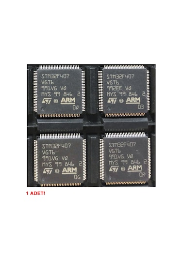 Stm32f407vgt6 Microcontroller Lqfp100 Dsp Fpu Arm Cortex-m4 32 Bit Mcu 1 Mbyte Flash 168mhz Cpu