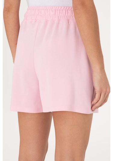 U.S. Polo Assn. Kadın Açık Pembe Modal Karışımlı Örme Şort 50306735-VR078
