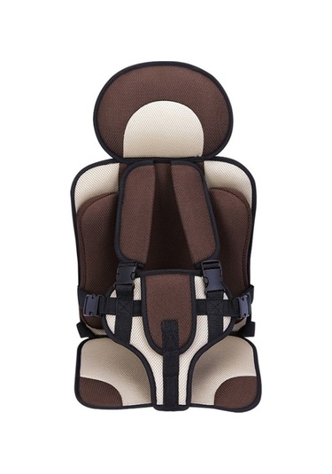Wondernest Araba Taşınabilir Çocuk Koltuğu, 50x33x21cm Kahve Bej Renk, Pratik