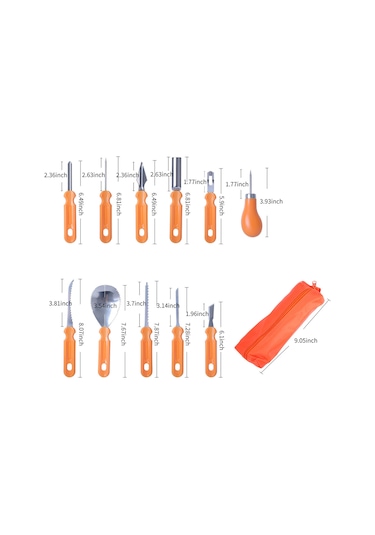5 Adet Cadılar Bayramı Balkabağı Oyma Seti Profesyonel Paslanmaz Çelik Aletler Profesyonel Balkabağı Kesme Oyma Malzemeleri