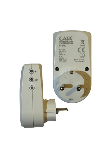 Cata Ct-9187 4000w Akım Korumalı Led Göstergeli Priz 4 Adet