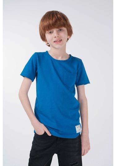 Brz Kids Erkek Çocuk Kısa Kollu T-Shirt Mavi