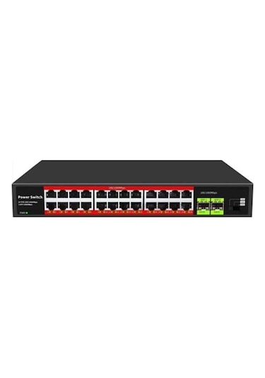 Uranium Poe-2402sfp-300w 24 Port Gıgabit+2xgb Sfp Poe Switch