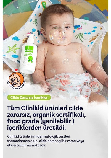Clinikid Yenidoğan Şampuan & Duş Jeli